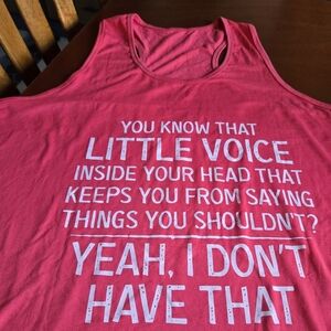 Pink Tank Top Size Xxl